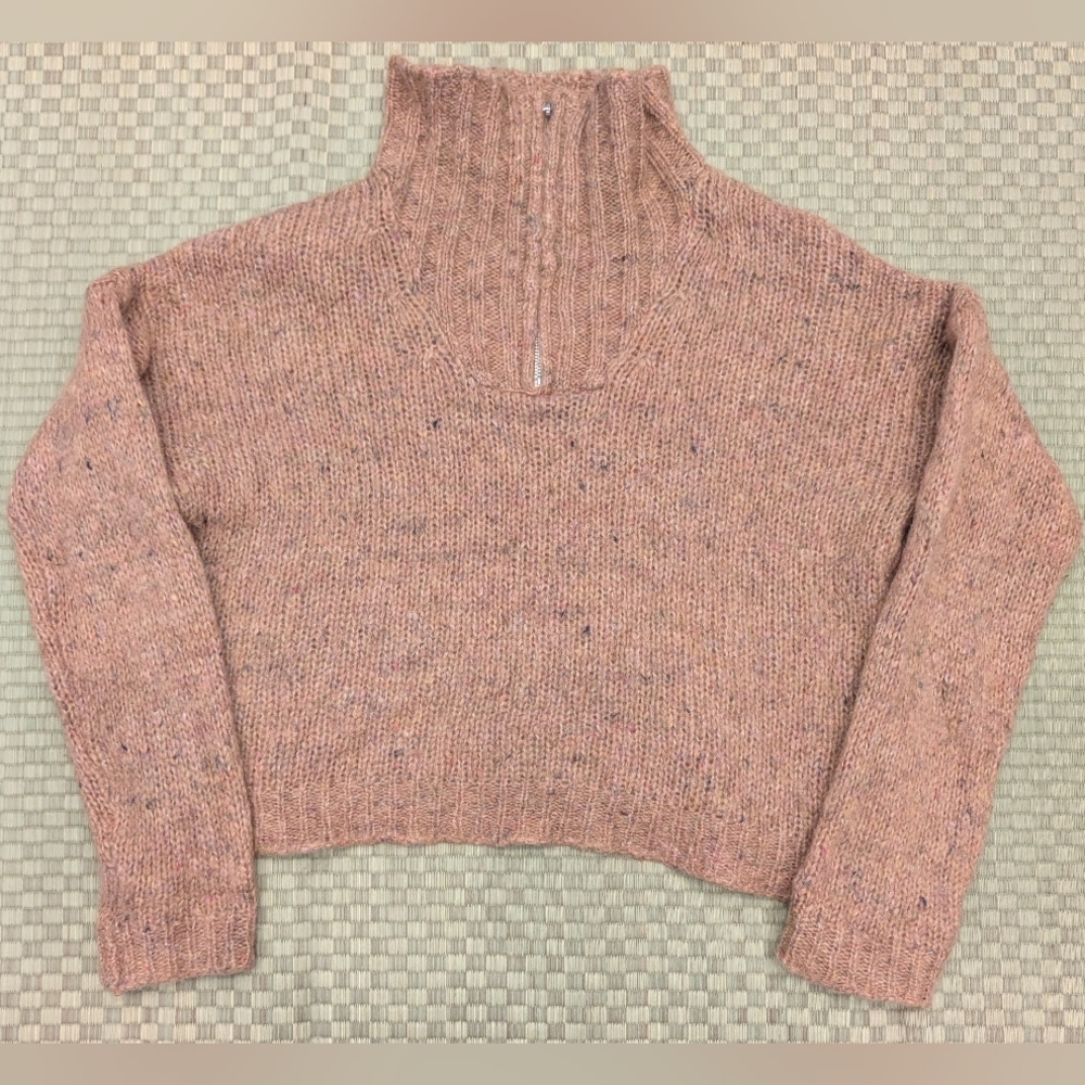 Tach Clothing Gabrielle Brown Sweater Mohair Alpaca Blend Women's Size Small